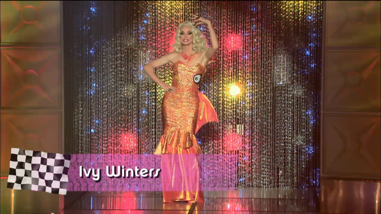 Ivy wears an actual fish