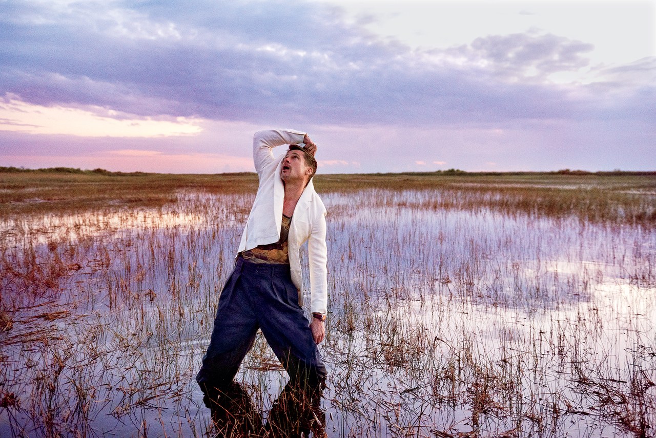 $3,600 outfit as worn by a 53 year old scarecrow in the mud.