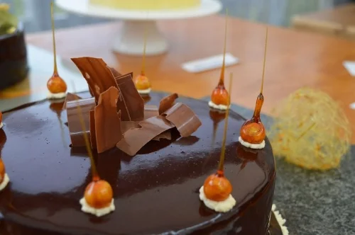 Andrew's mirror glaze.