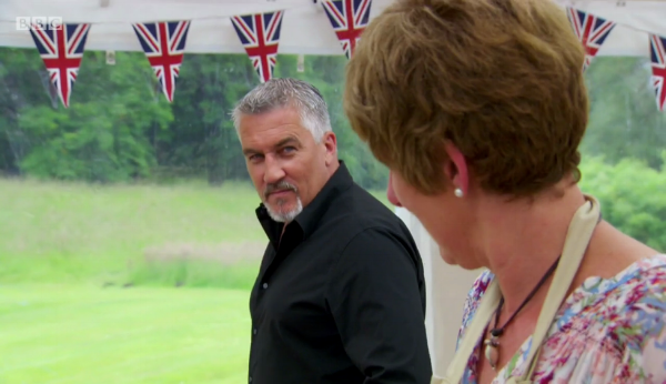 Paul being helpfully intimidating by staring down poor Jane.