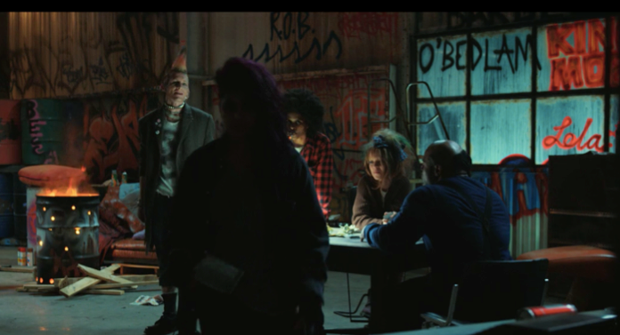 No, see, they won’t know anyone’s here because I painted a FAKE name on the window. 