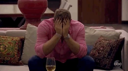 I’m not saying Colton is a virgin because of this glass of white wine, but i’m not saying he’s not a virgin because of this glass of white wine.