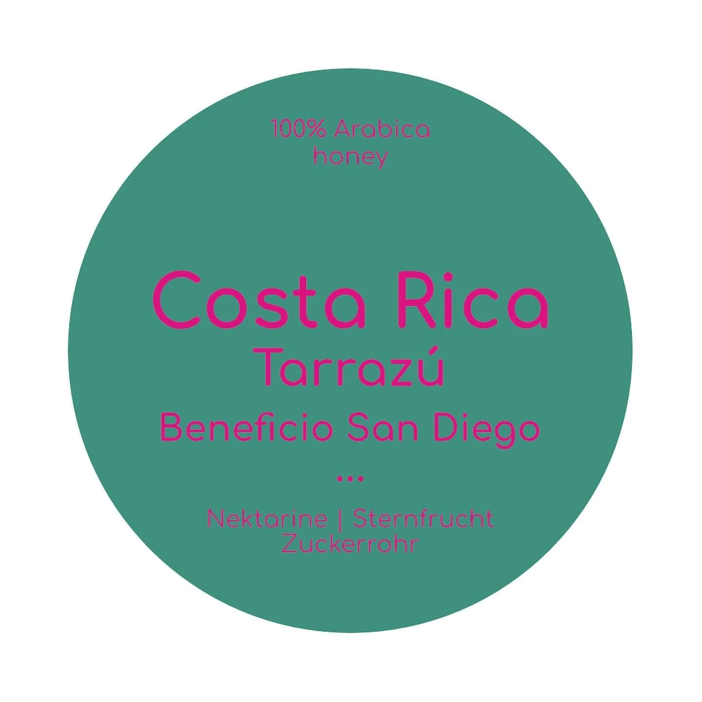 Costa Rica - Tarrazu Beneficio San Diego
Probiere jetzt Honey-Processed-Kaffee – süß, fruchtig & unwiderstehlich! 🍯
Was ist Honey-Processed-Kaffee?
Bei dieser besonderen Aufbereitungsmethode bleibt das Fruchtfleisch der Kaffe