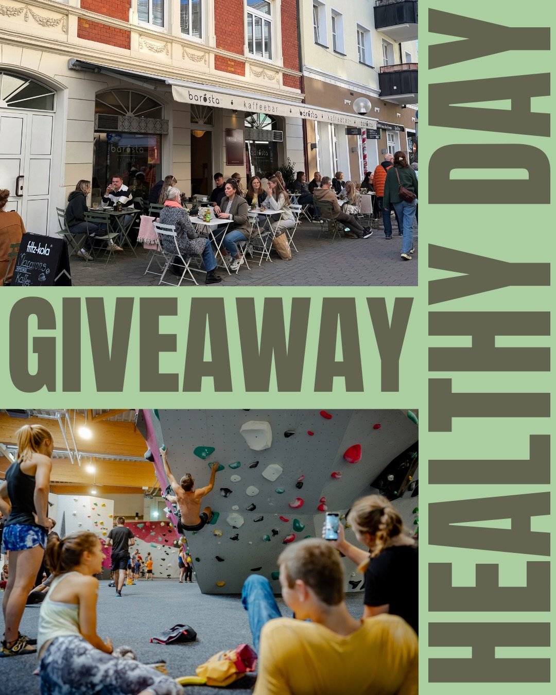 Healthy Day @ Bar&ouml;sta &amp; OSNABLOC 🧗&zwj;♀️☕️🥐

Gemeinsam mit OSNABLOC verlosen wir den perfekten Healthy Day! ✨

Startet euren Tag mit einem gesunden Fr&uuml;hst&uuml;ck f&uuml;r 2 im Bar&ouml;sta Kaffeehaus 🥑🥐☕️ und verbringt anschlie&sz