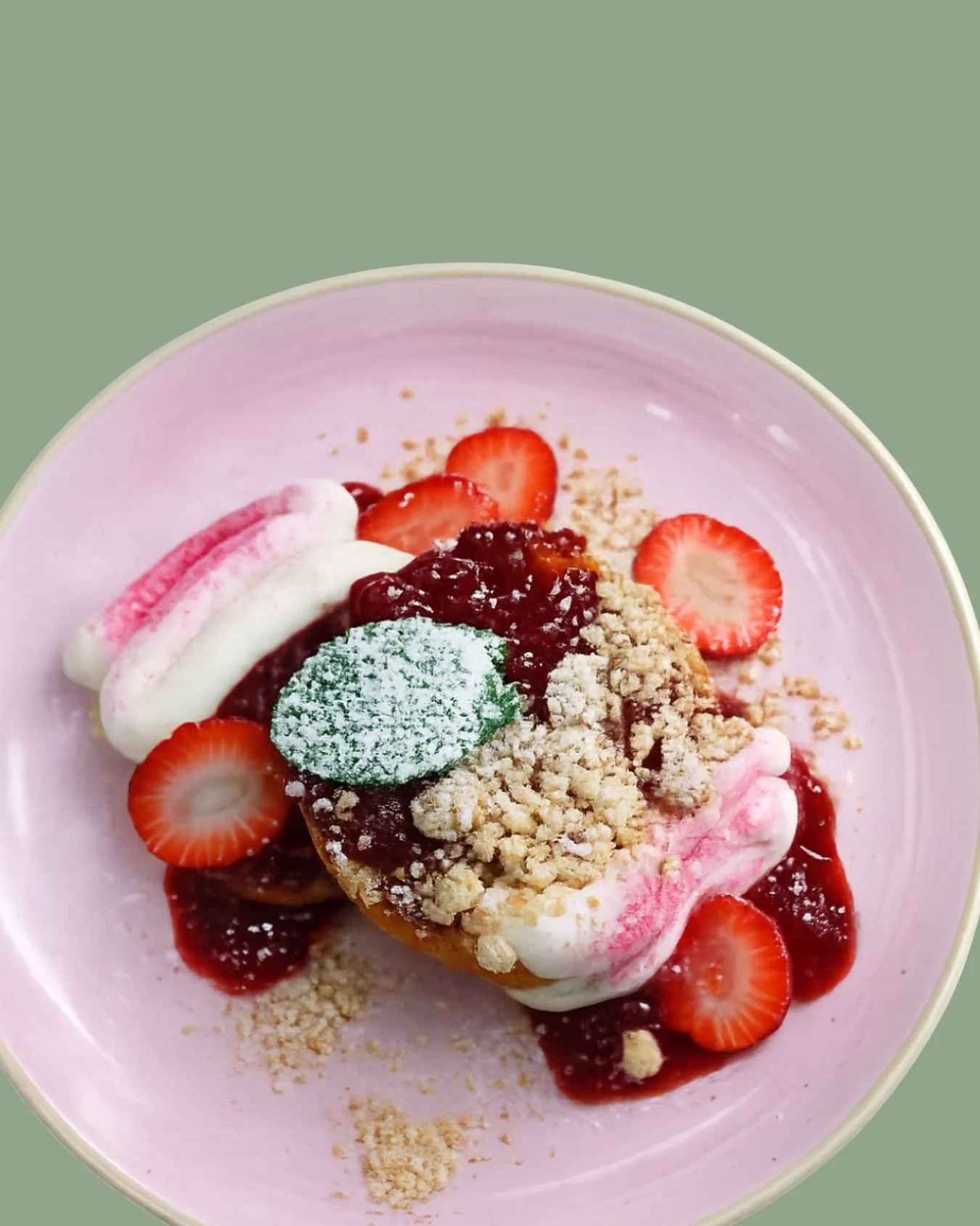 Strawberry French Toast 😍

Hausgemachtes Briochebrot mit hausgemachtem Erdbeerkompott, verfeinert mit cremigem Cheesecake-Topping und knusprigem Crumble.

😍🤤❤️