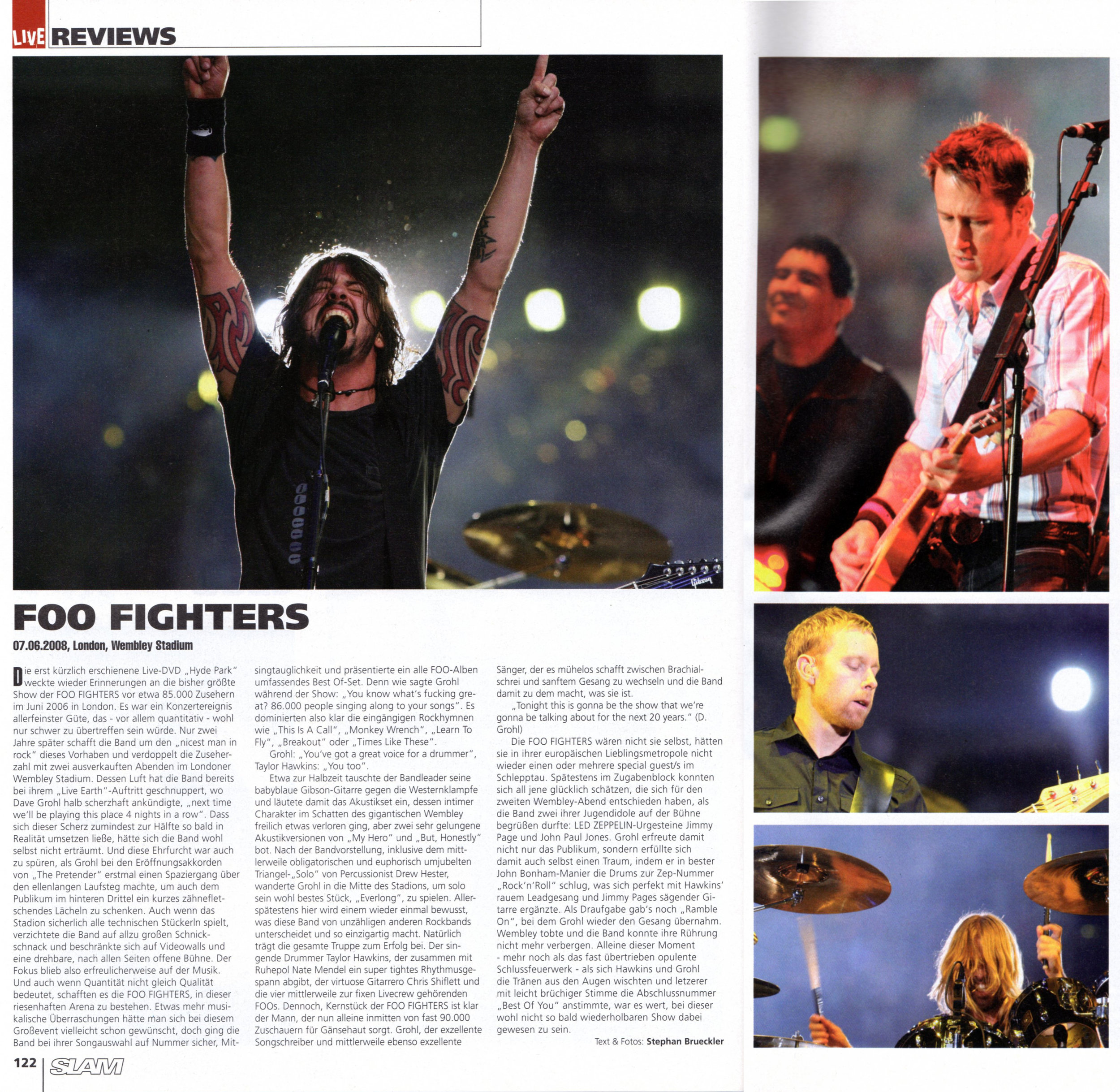 FOO FIGHTERS live in London/Wembley Stadium, 2008