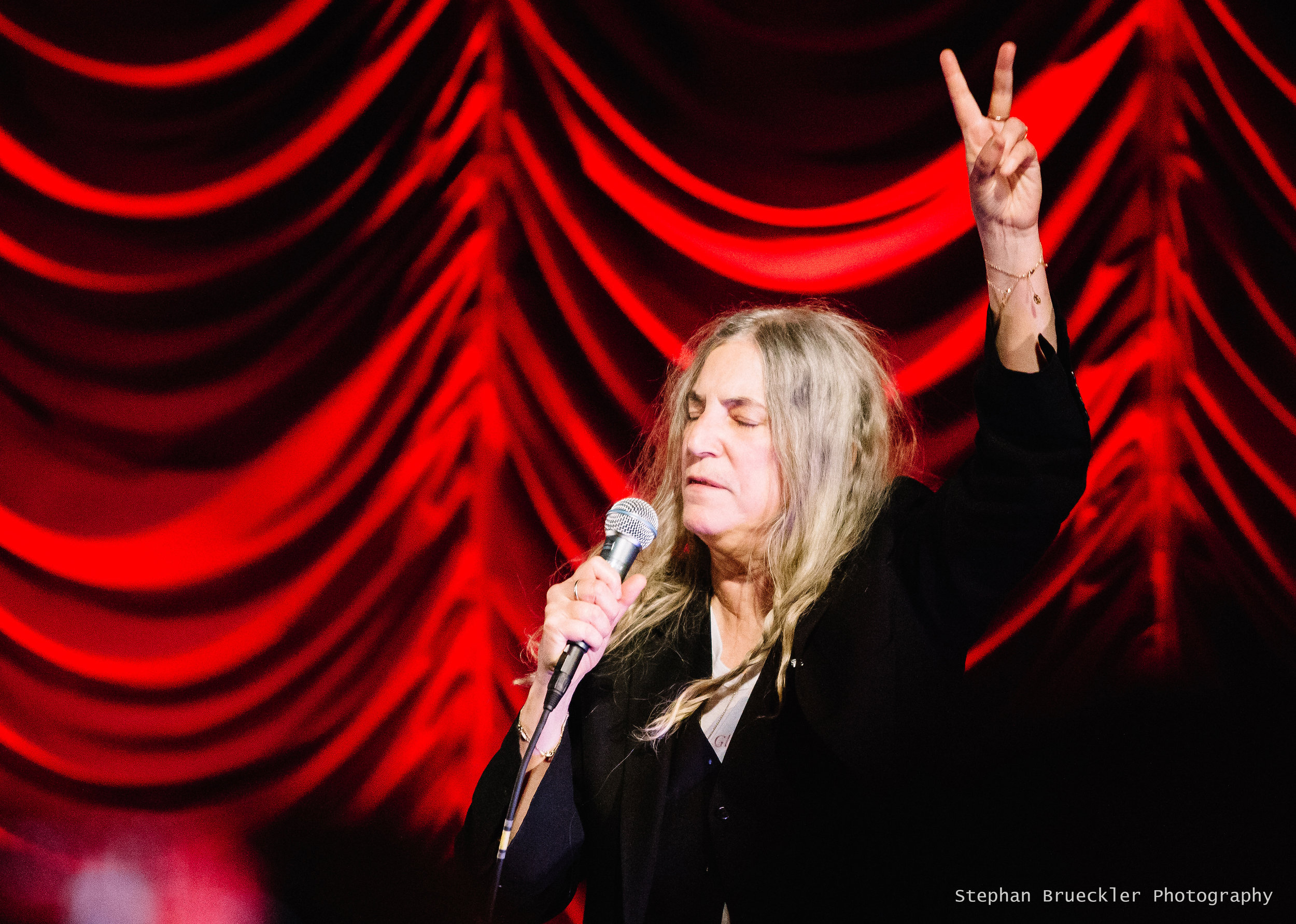 PATTI SMITH live at Filmfestival Viennale, Vienna, all saints day 2016