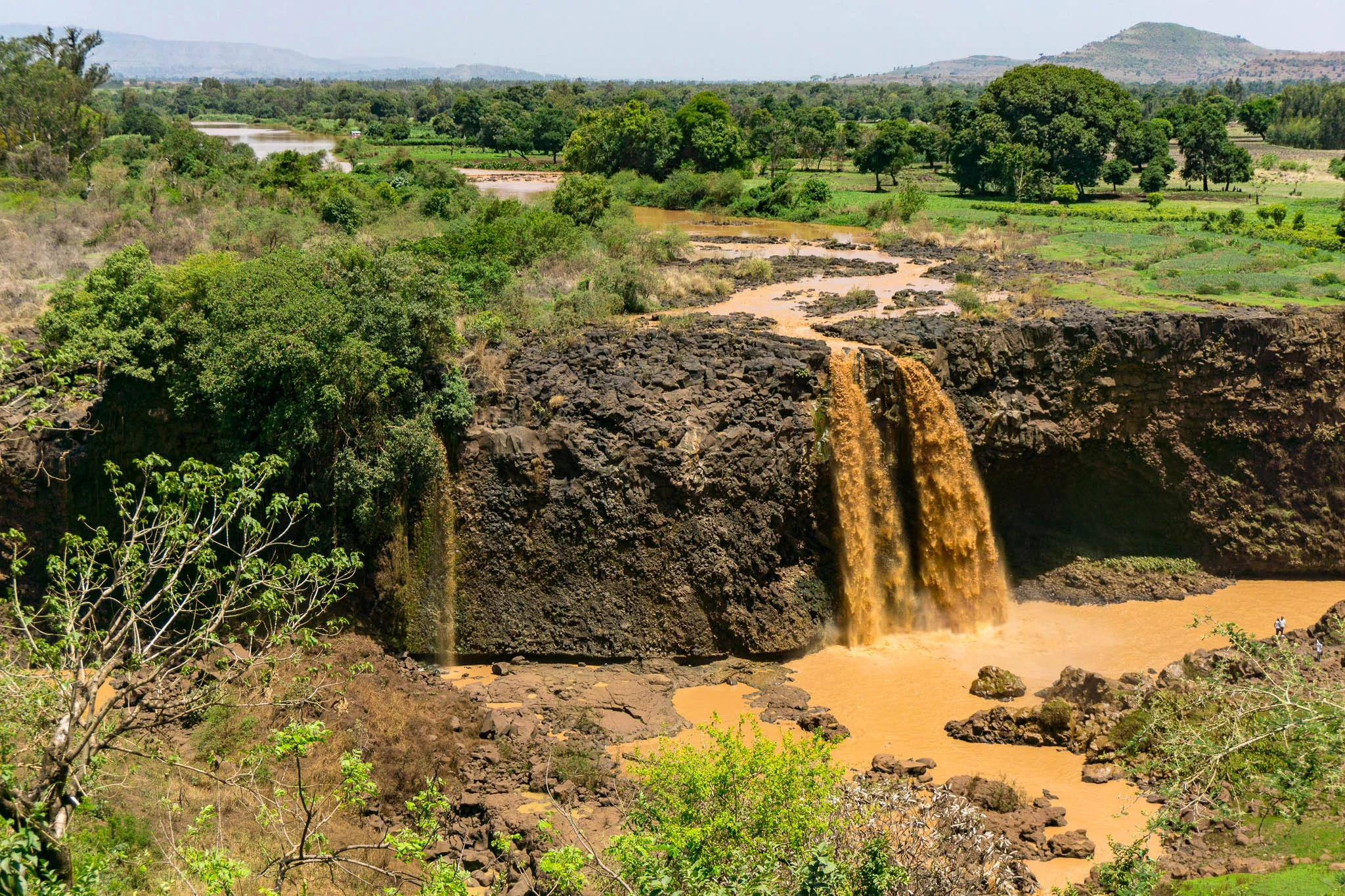 The spectacular “Blue” Nile Falls.