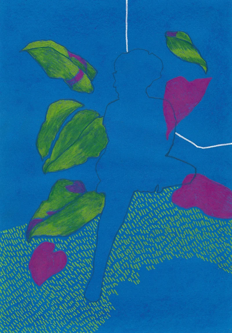 Danny Colored pencil and acrylic on paper 12” x 9”