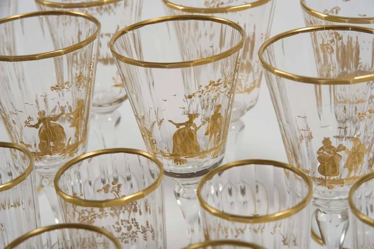 1970's drinking glasses whitehall blue Vintage Cobalt Blue Drinking Glasses  Little Hippie