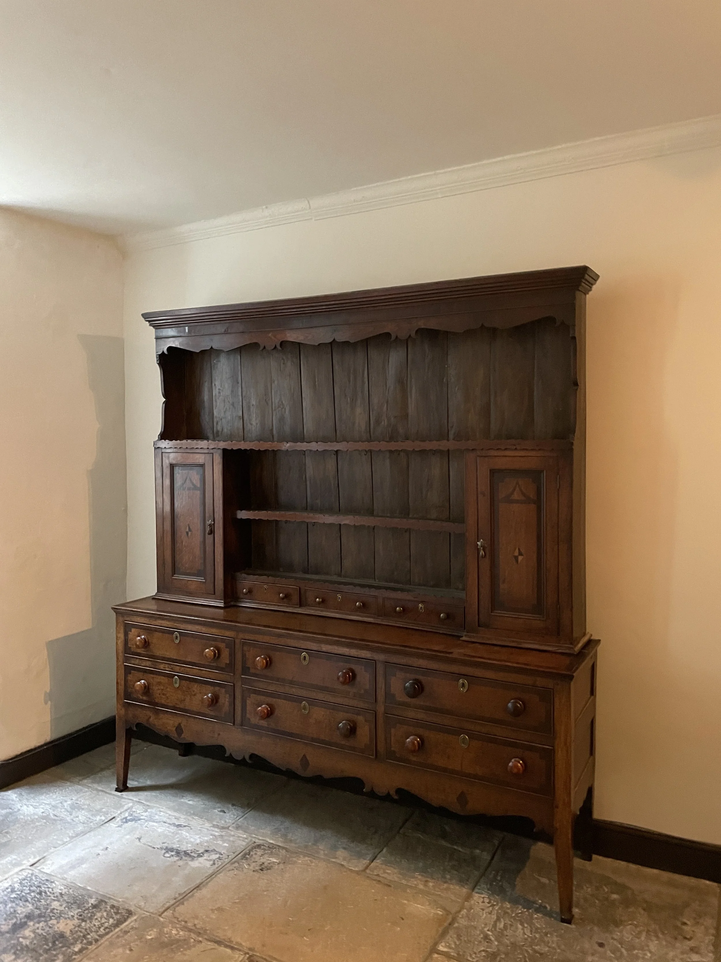 Mid-18th Century Style Oak Dresser.