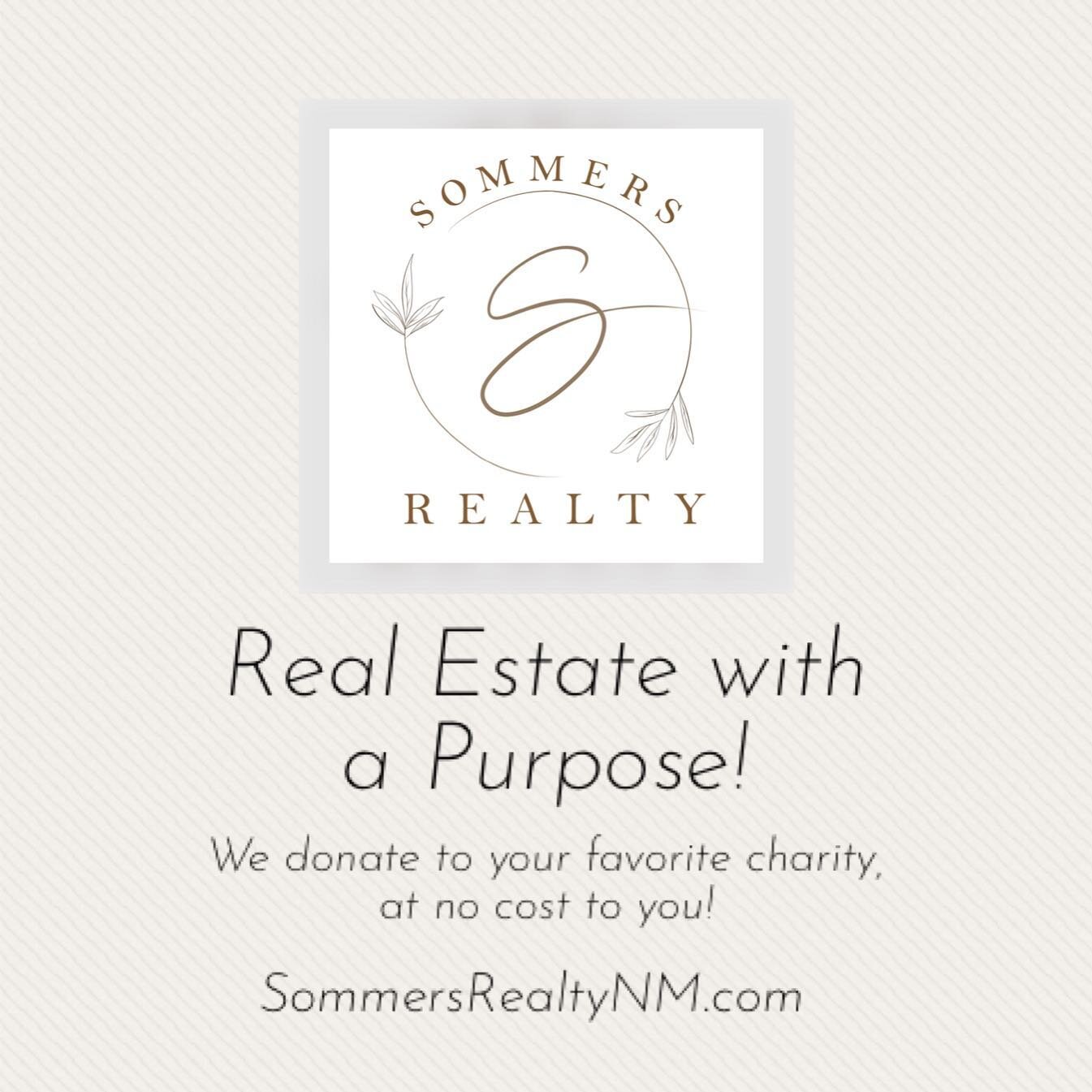 A big thanks to Sommers Realty! Their goal is to honor their clients and community by donating $500 to the local charity of their client&rsquo;s choice. @fathersnewmexico is one of three choices currently available when doing business with Sommers Re