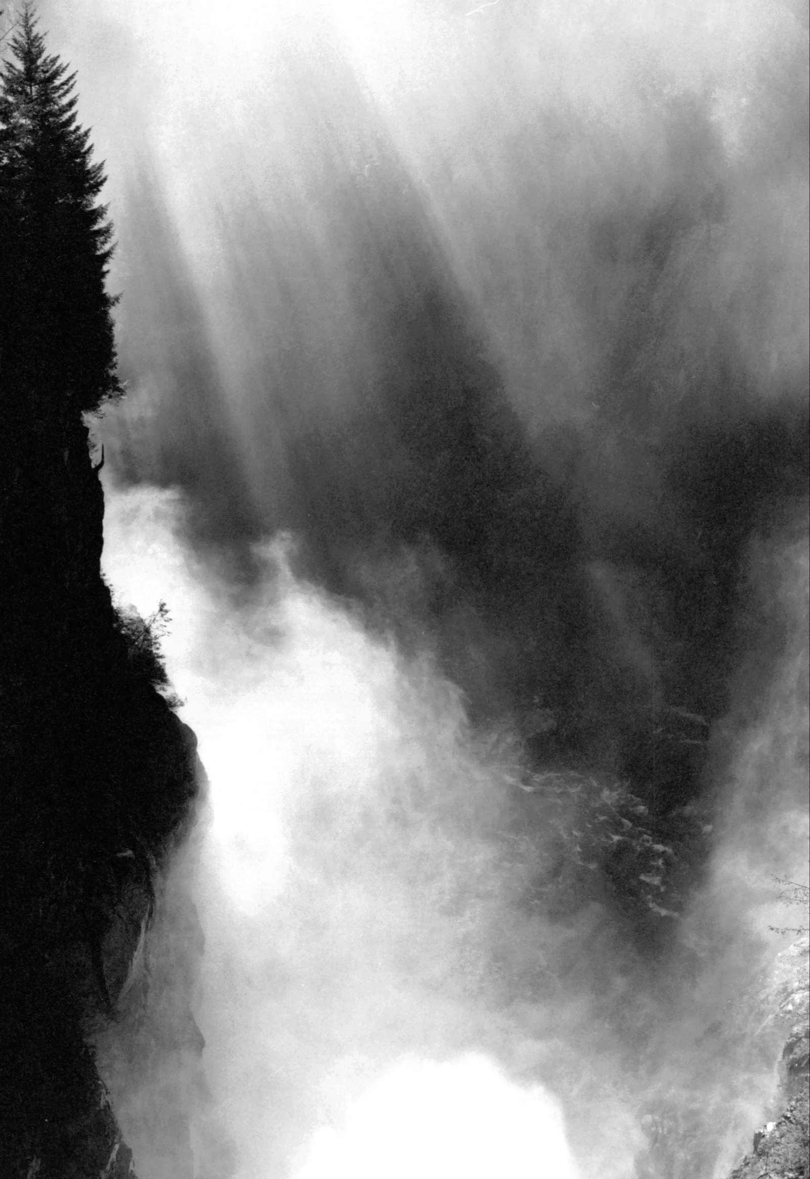 Waterfall outside Vancouver Vancouver, Canada, January 1999 Prints available