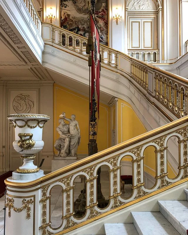 Staircase Stuesday: Grand (the Christianborg Palace), Modern (Arne Jacobsen&rsquo;s SAS Hotel), and Rustic (Karen Blixen&rsquo;s House). A nice way to end the Copenhagen trip. Thanks to everyone for a great stay!