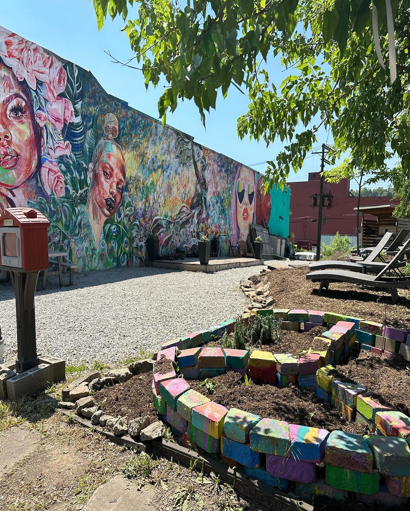 Thanks to an incredible team of volunteers, our gorgeous outdoor spaces are cleaned up and ready for you! These beautiful lots were created with care for you - please come down and enjoy them any time! 910 Braddock Ave. 15104