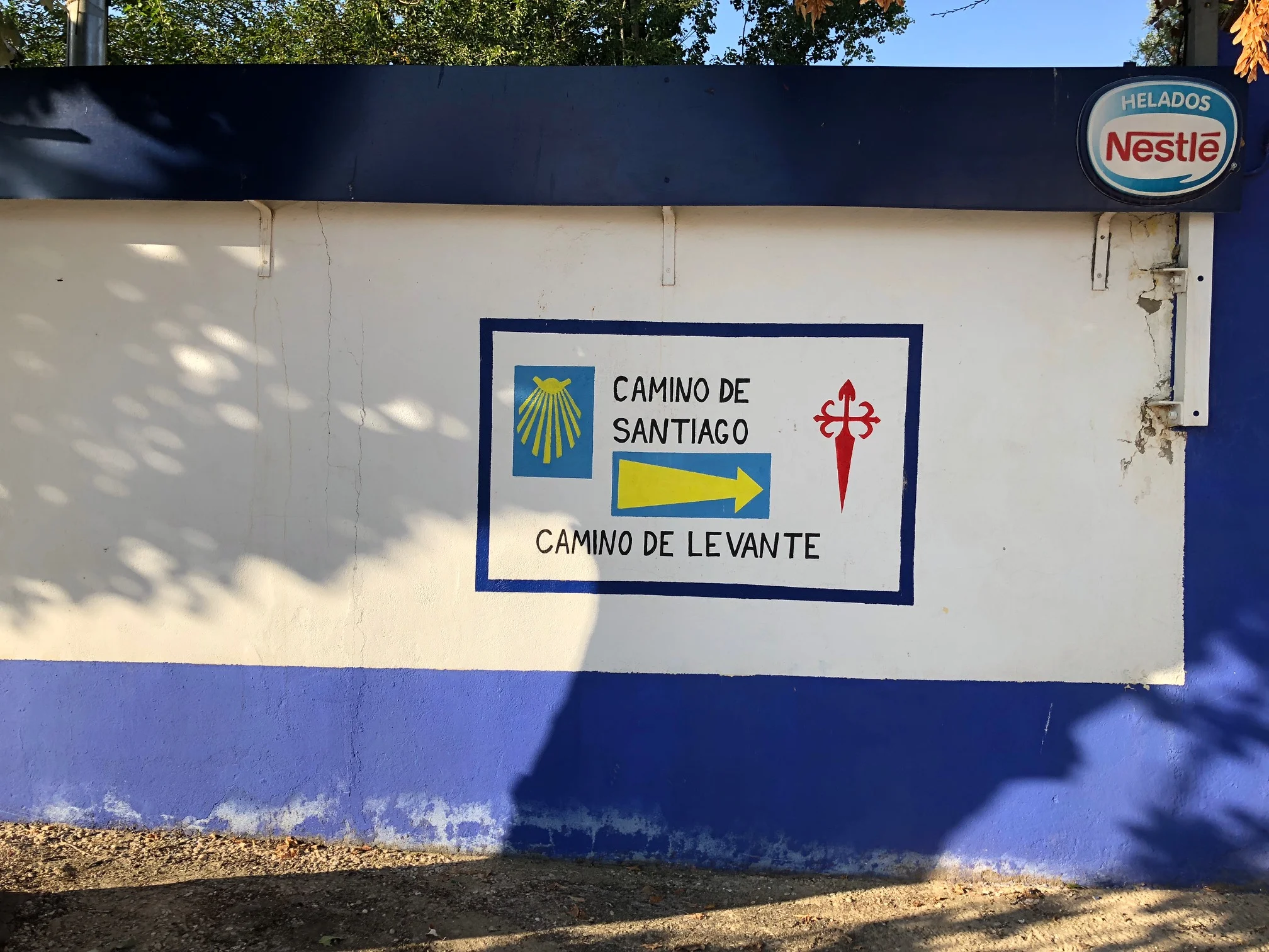 THE SECOND VILLAGE ON SANTA MARA DE LA LLANOS OBVIOUSLY DEVOTED TO THE CAMINO