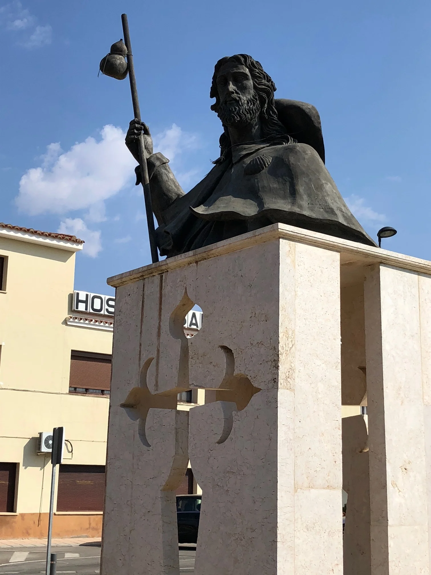 SANTIAGO STATUE AT THE ENTRANCE OF QUINTANAR DE LA ORDEN