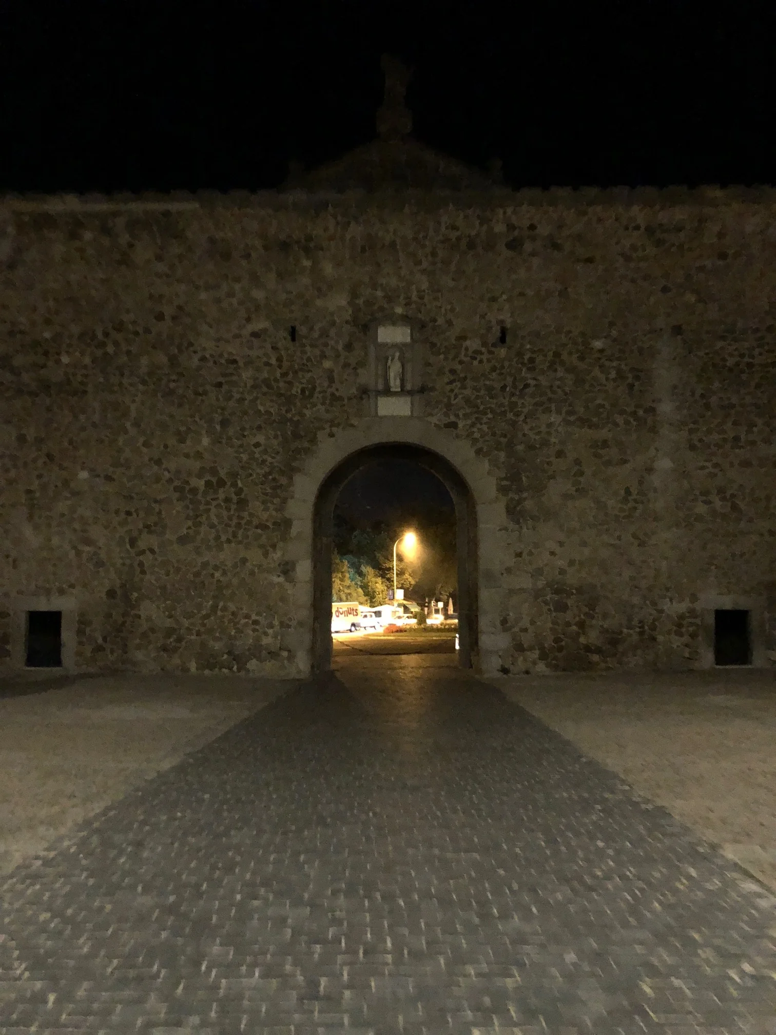 Leaving Toledo early this morning through one of the City gates.