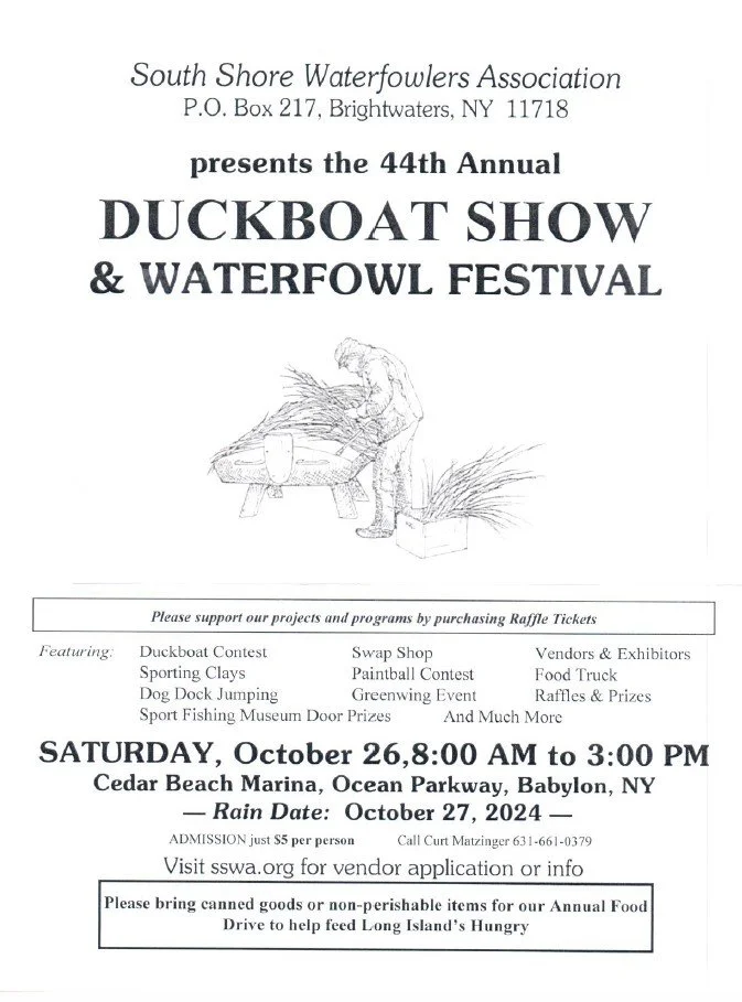 44th ANNUAL DUCKBOAT SHOW &amp; WATERFOWL FESTIVAL