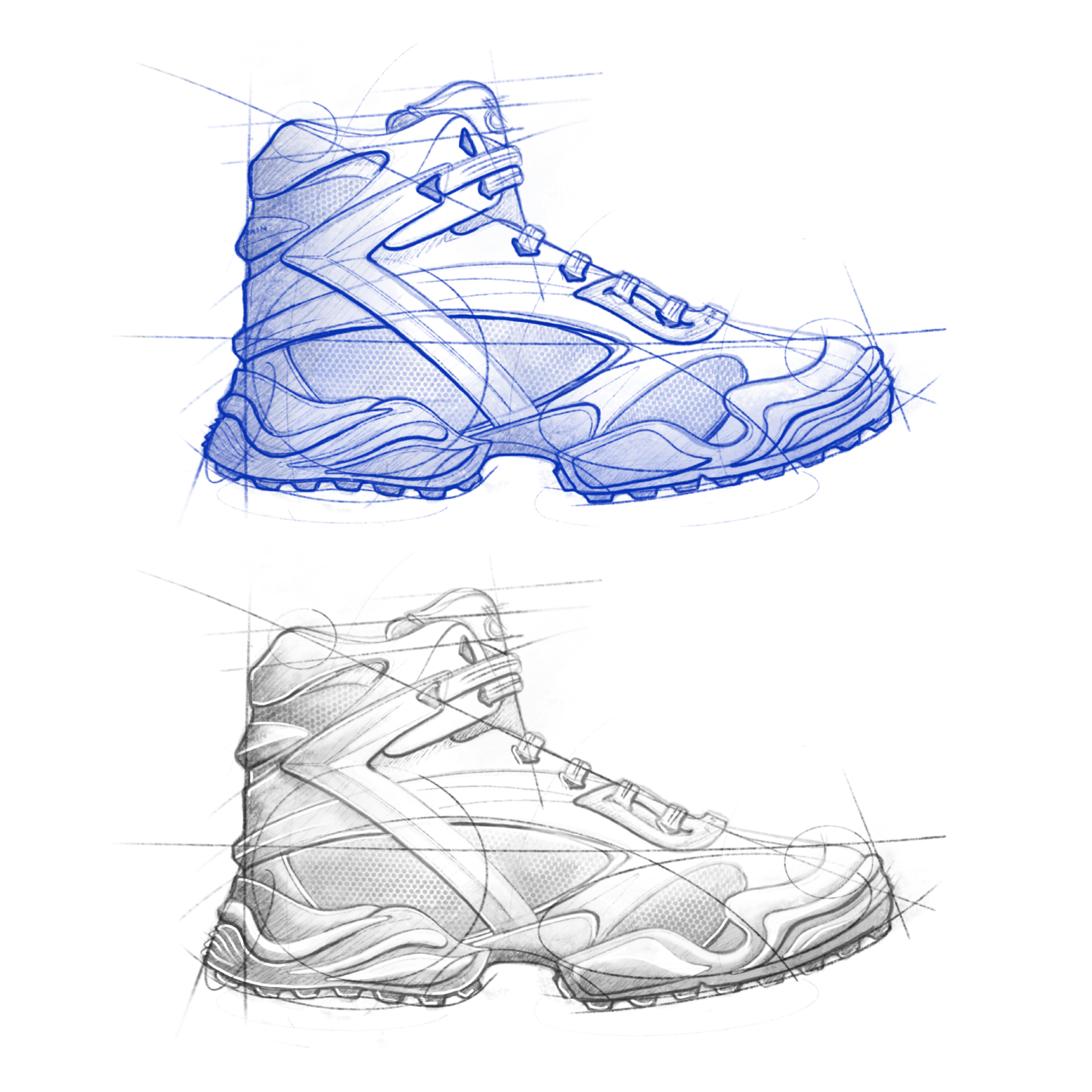 Ideation sketches of Titan.