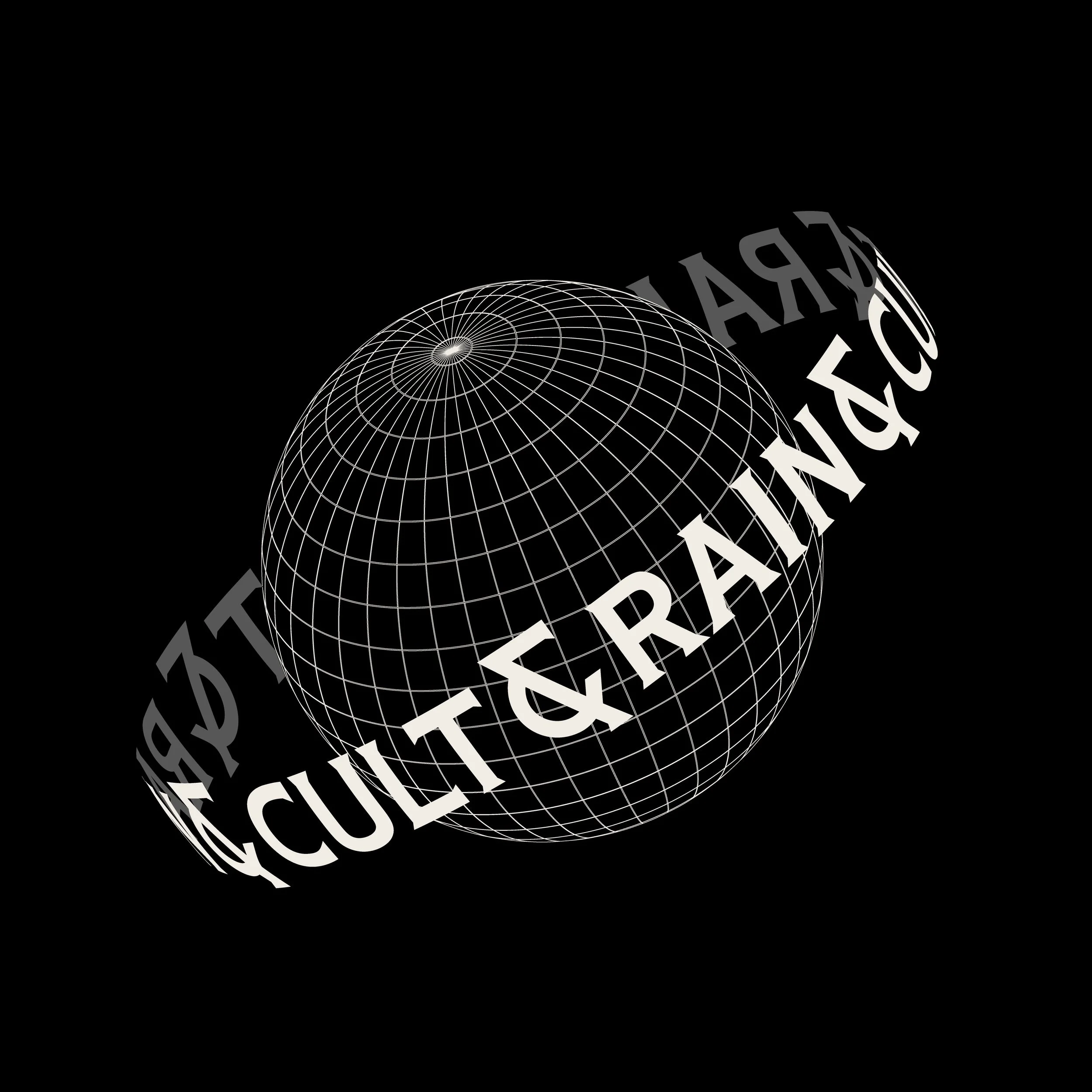  CULT&amp;RAIN globe icon. 