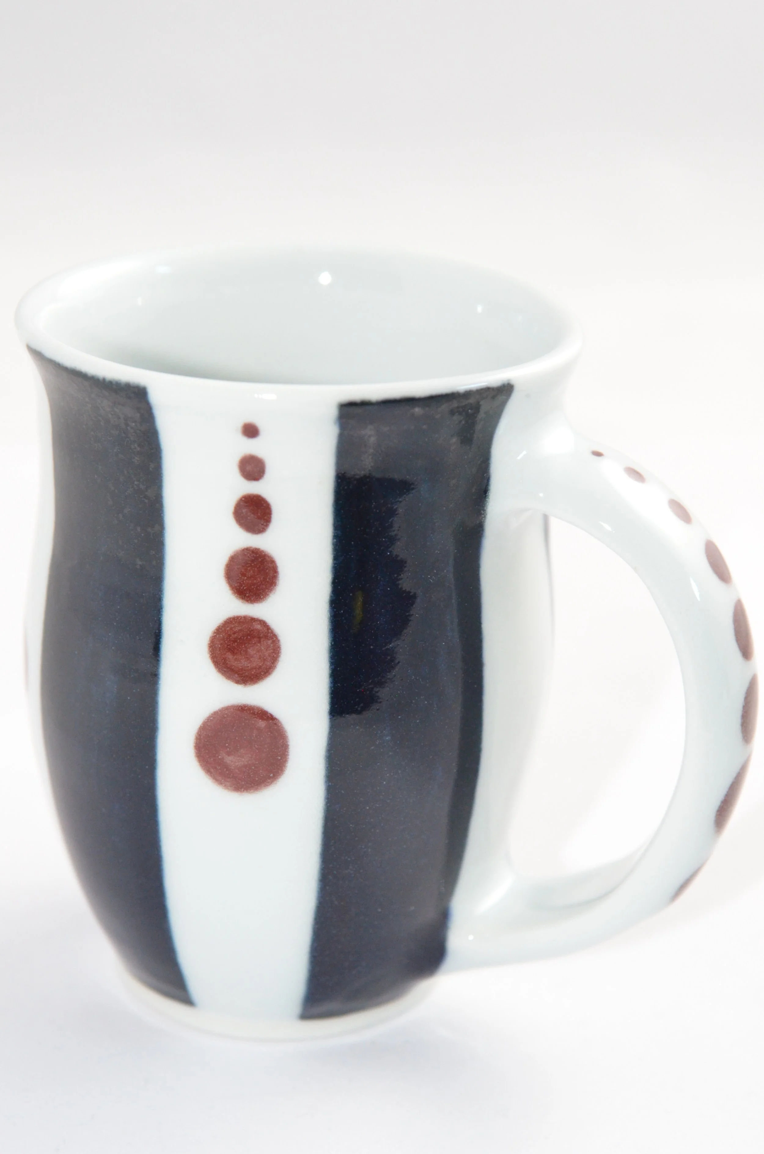 Black and Red Dotted Mug