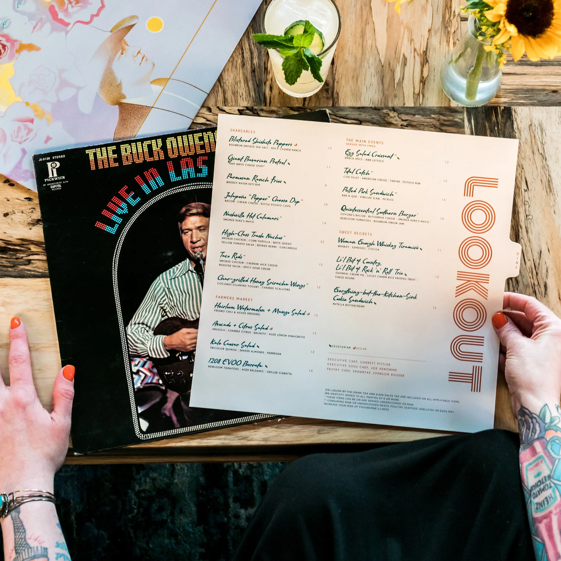 Menu design and brand experience 