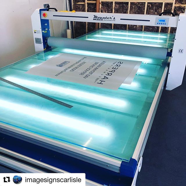 #Repost @imagesignscarlisle with @get_repost
・・・
Santa has come early to our new workshop and delivered a @mounters_mate workstation 315 and a 1600hs laminator to speed up production and increase the quality of our output in 2019. Very excited to sta