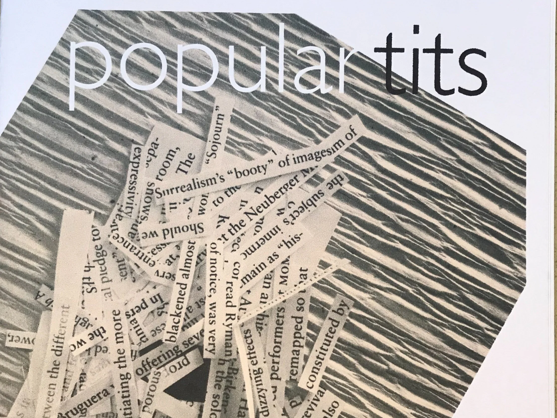 Poem published in “Popular Tits”