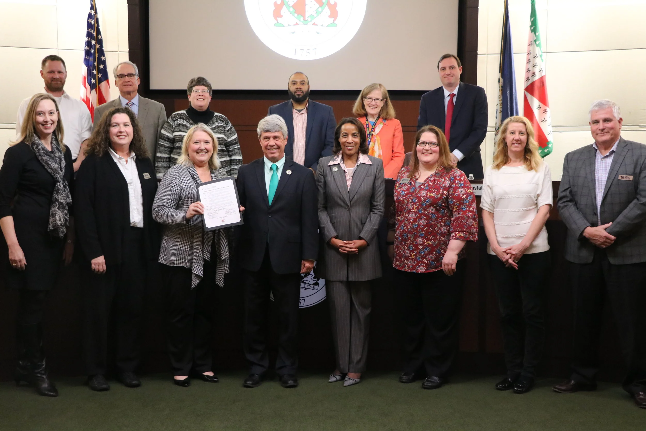 Board of Supervisors recognizes 25th Anniversary