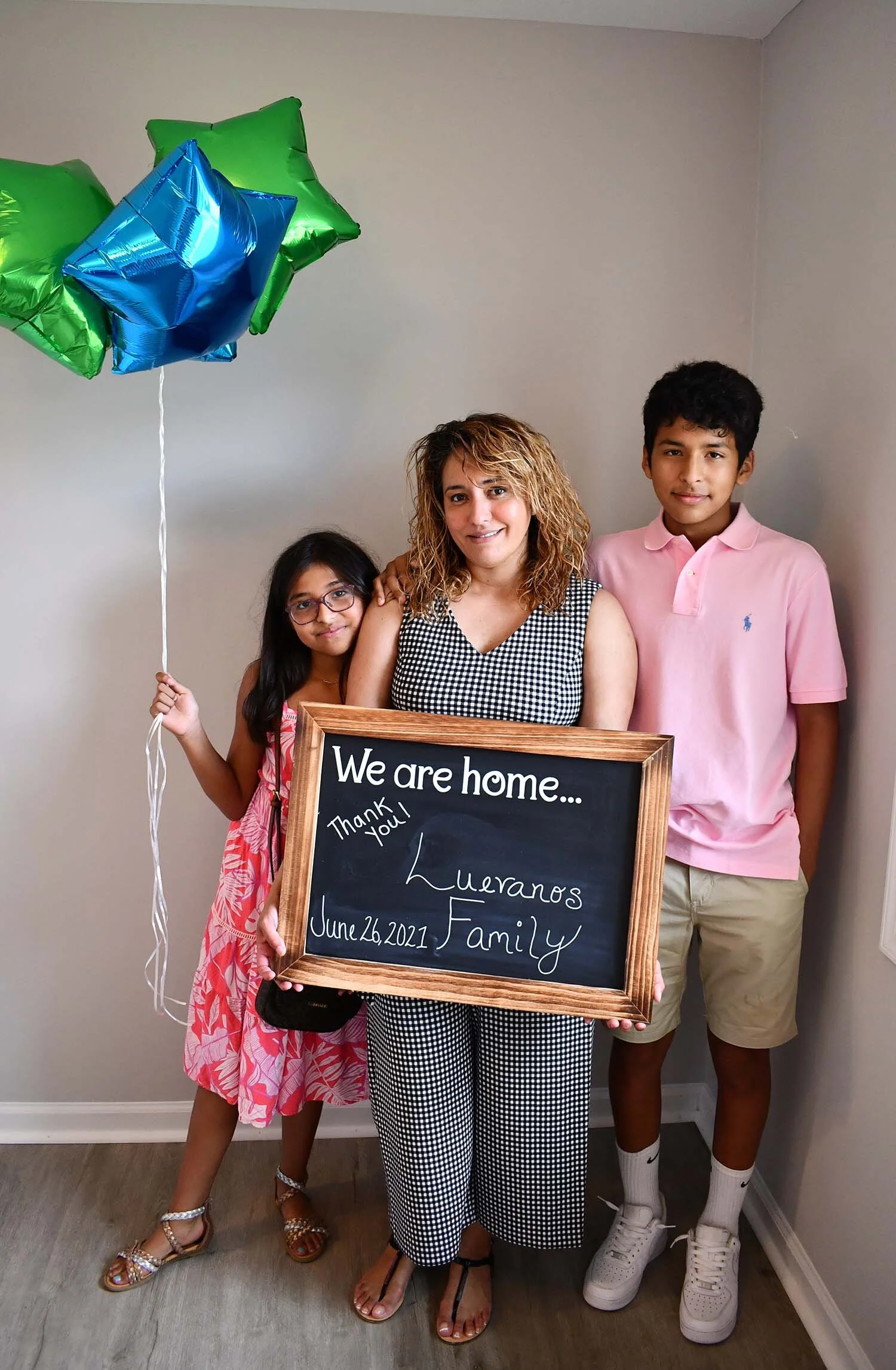 Welcome Home Luevanos Family