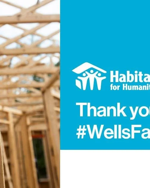 A huge thank you to Wells Fargo  for their continued partnership and support of Loudoun Habitat! 💙🏡

Thanks to their generous grant, we're helping make our newest homeownership project in Sterling possible for a family where one son is the sole pro
