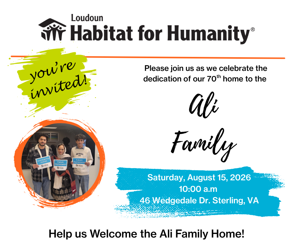 70th Home Dedication