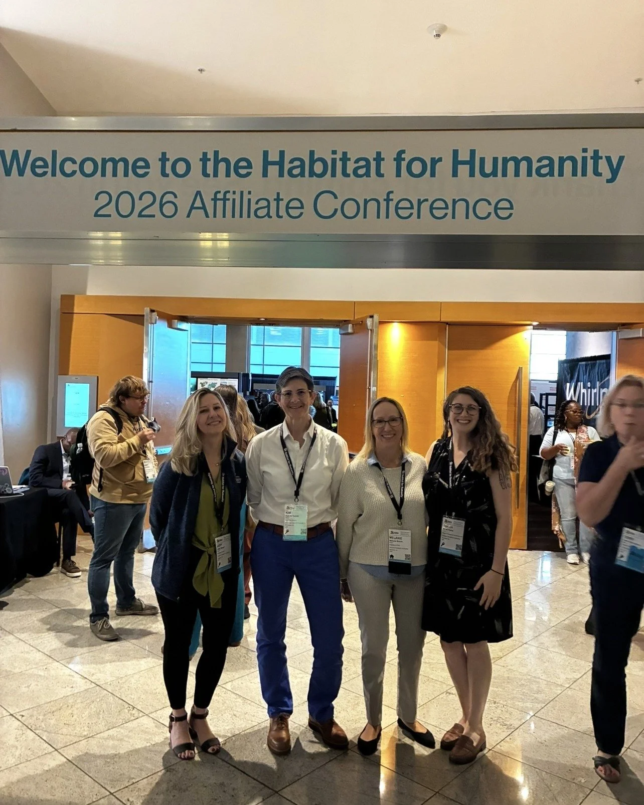 Celebrating 50 years of Habitat for Humanity ! 🏠💙

This week, our President &amp; CEO, Judy, is attending Habitat for Humanity Affiliate Conference, connecting with fellow Habitat leaders from across the region and celebrating 50 years of building 