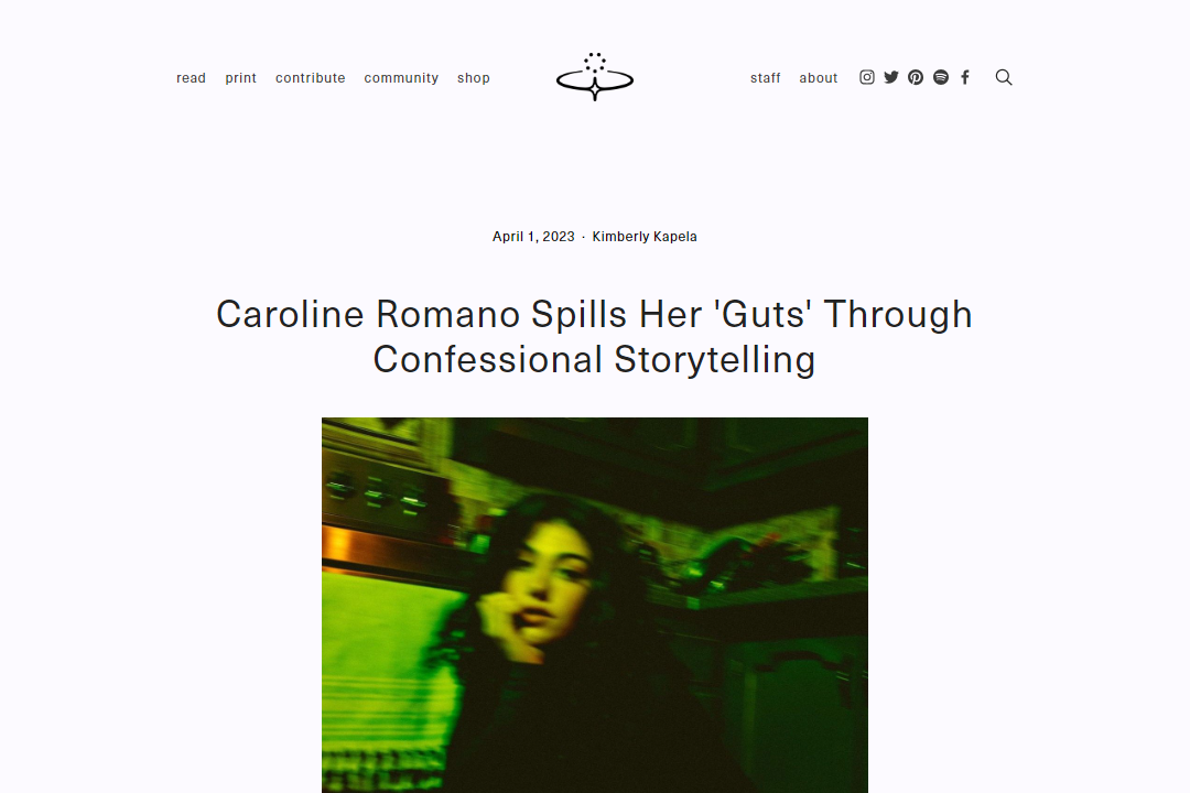 FireShot Capture 026 - Caroline Romano Spills Her 'Guts' Through Confessional Storytelling —_ - www.unpublishedzine.com.png