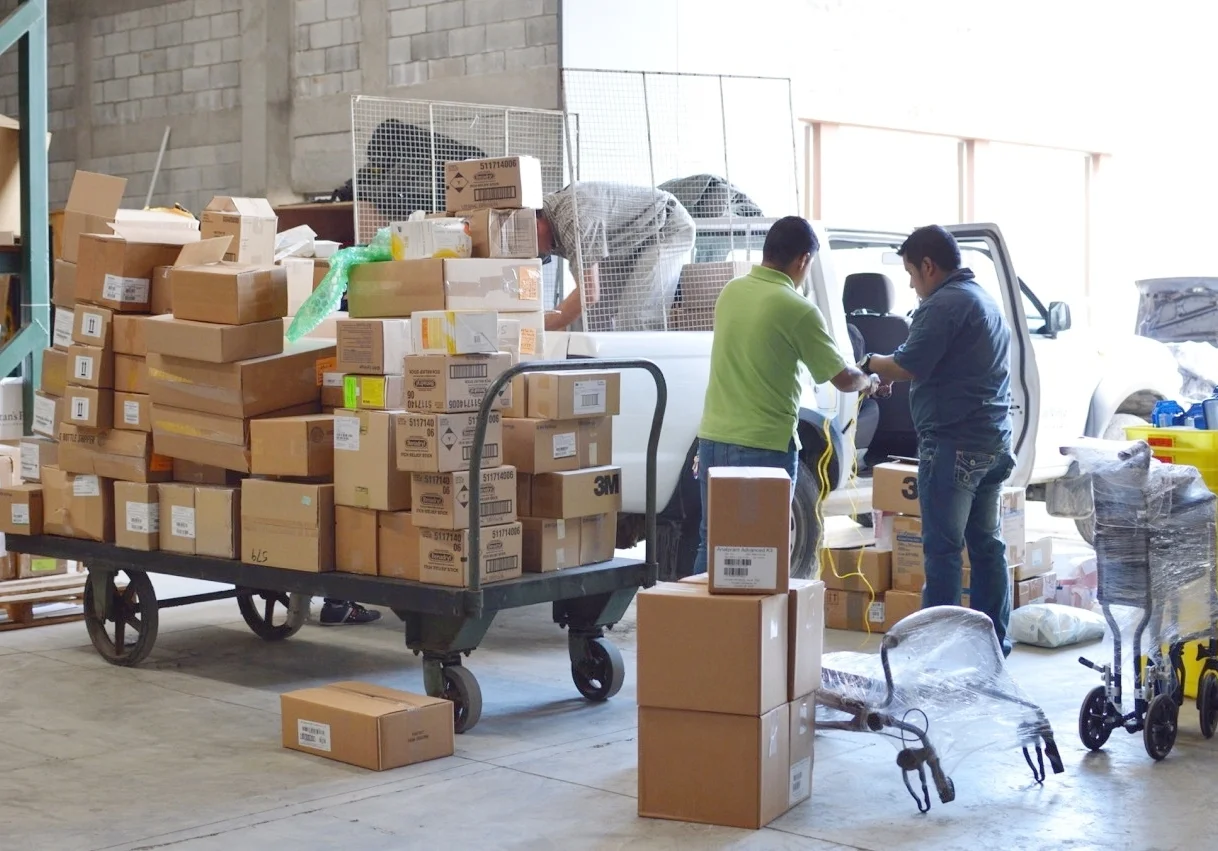Doctors, nurses, clinics, and orphanages pick up the supplies they need at Vine's distribution center in Guatemala
