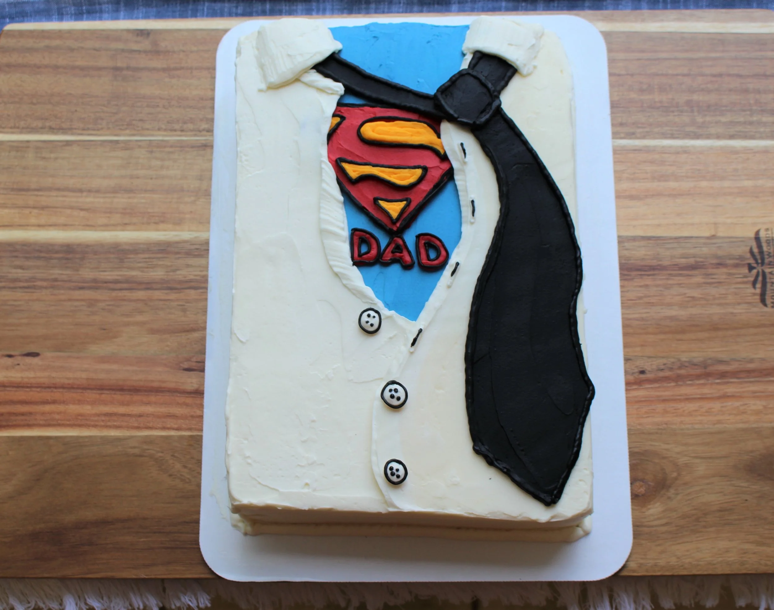 SUPERHERO DAD CAKE