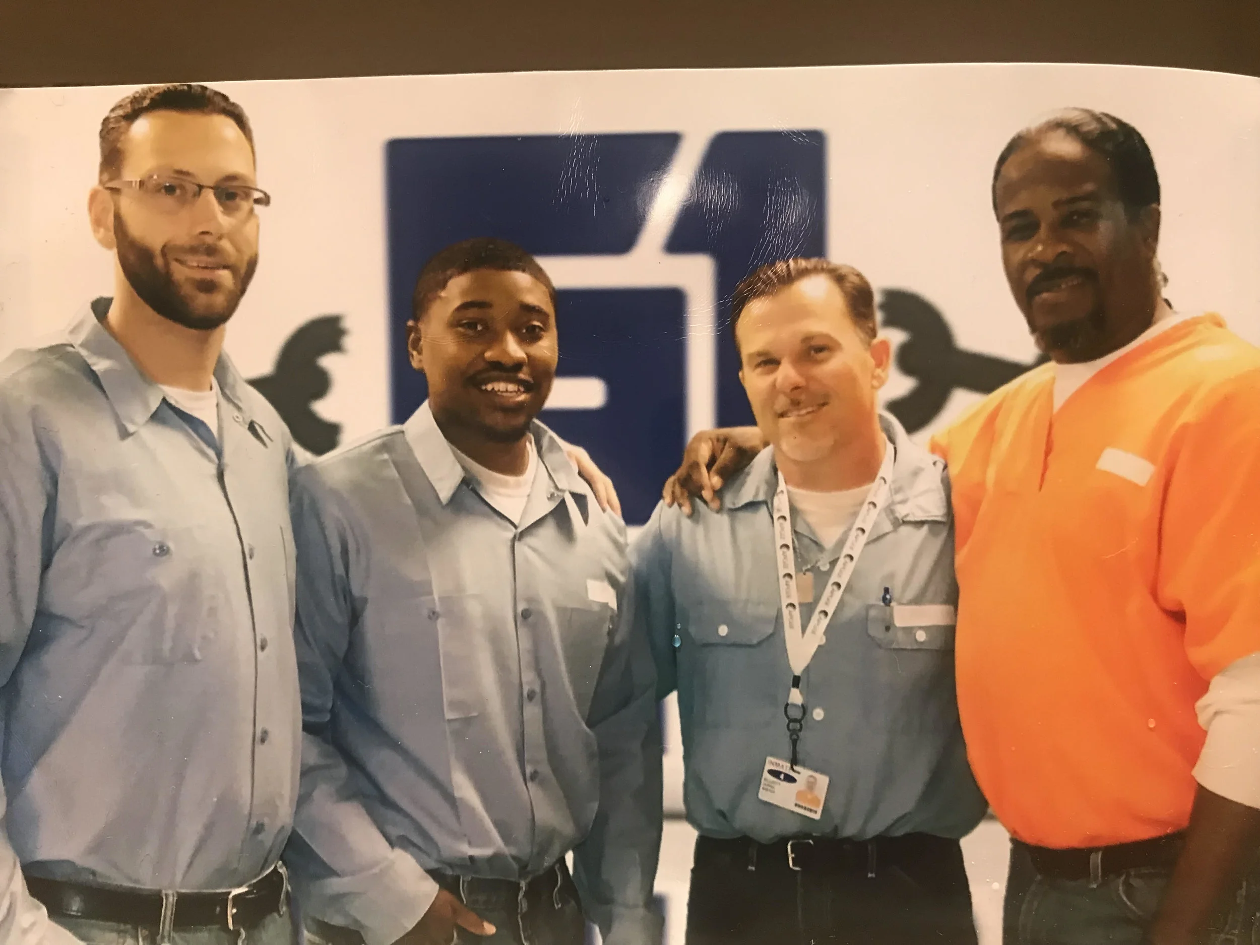 Crossings Joseph Harp Campus Pastor, David Young (left), and members
