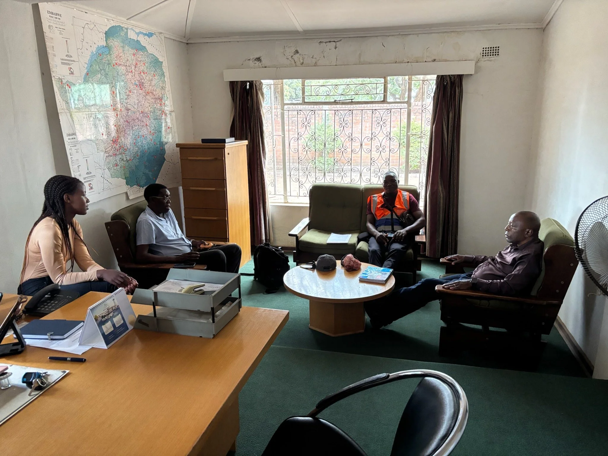 In the TMG office