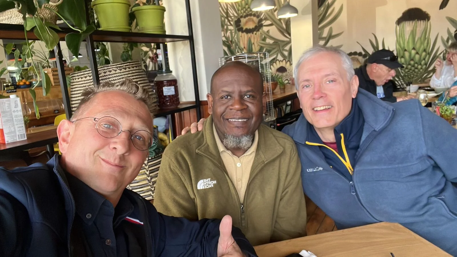 Hendrik Van Deventer, Sam Ndou, and Joe