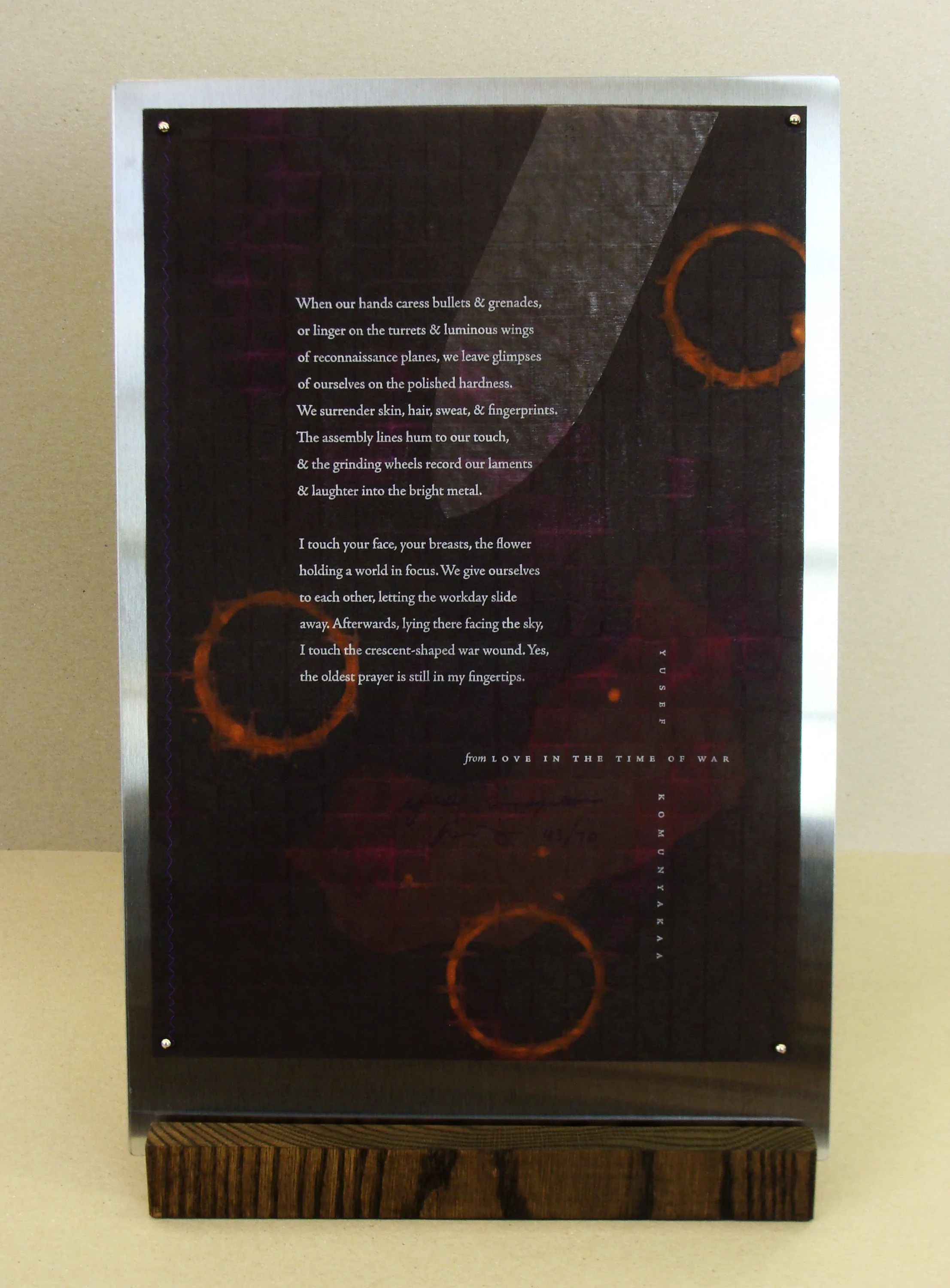 When our hands caress bullets & grenades