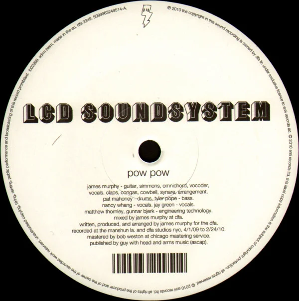 LCD Soundsystem "Pow Pow" - Vocals