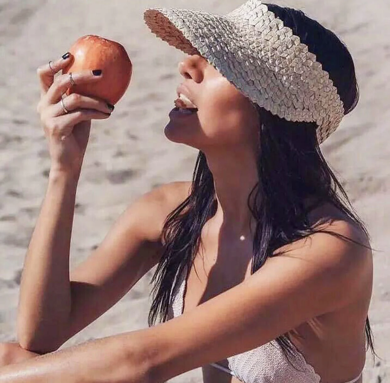 beach visor hat
