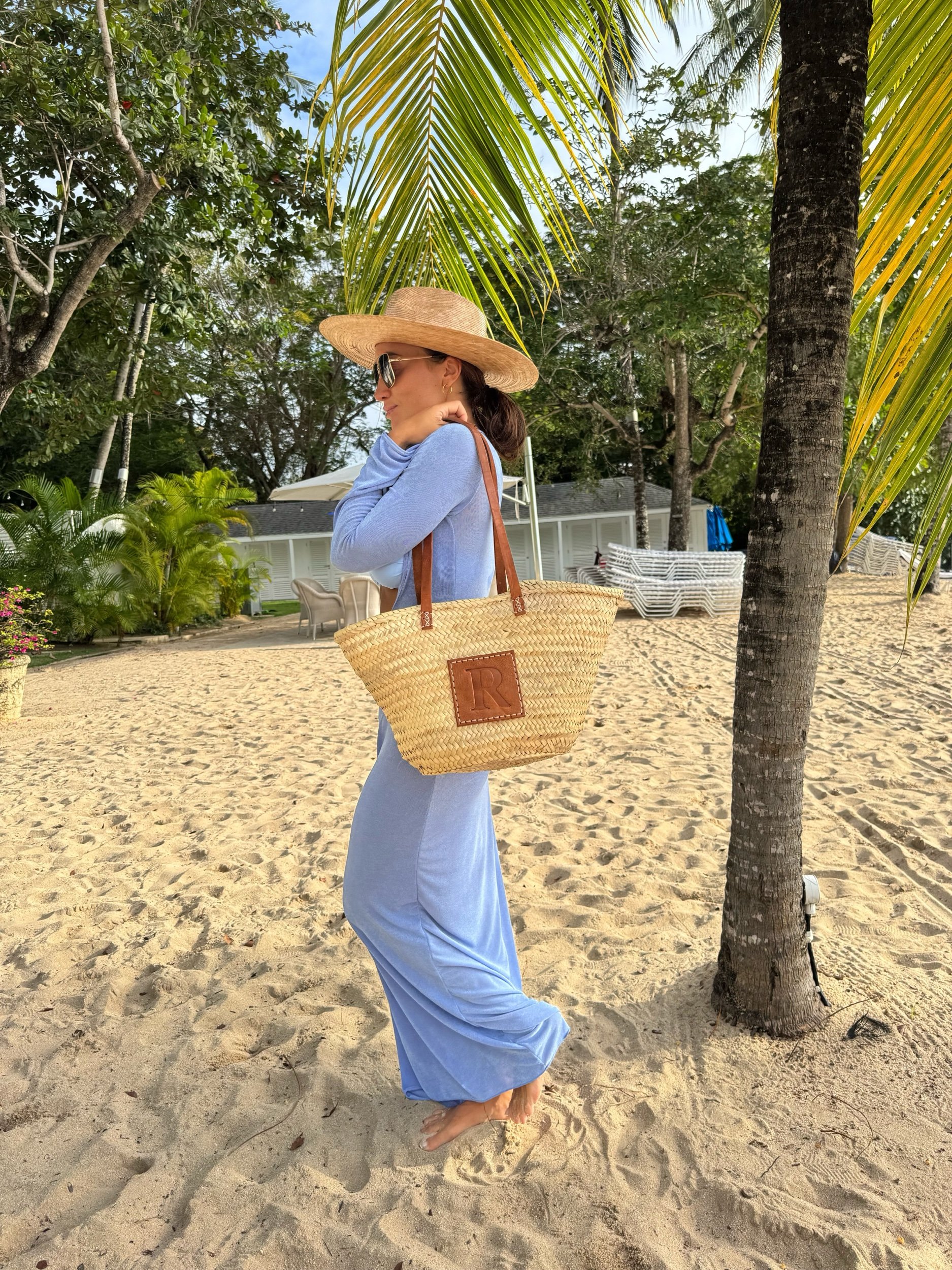 The Leather Letter Basket