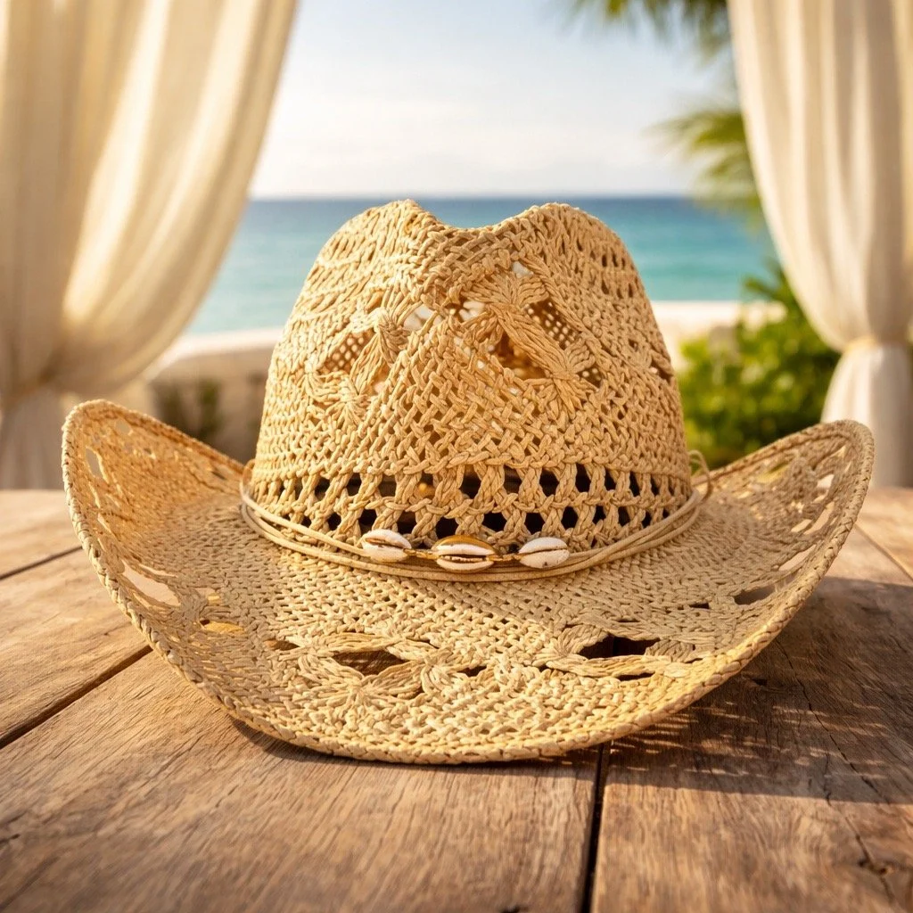 Luxe Solstice Shell Cowboy Hat