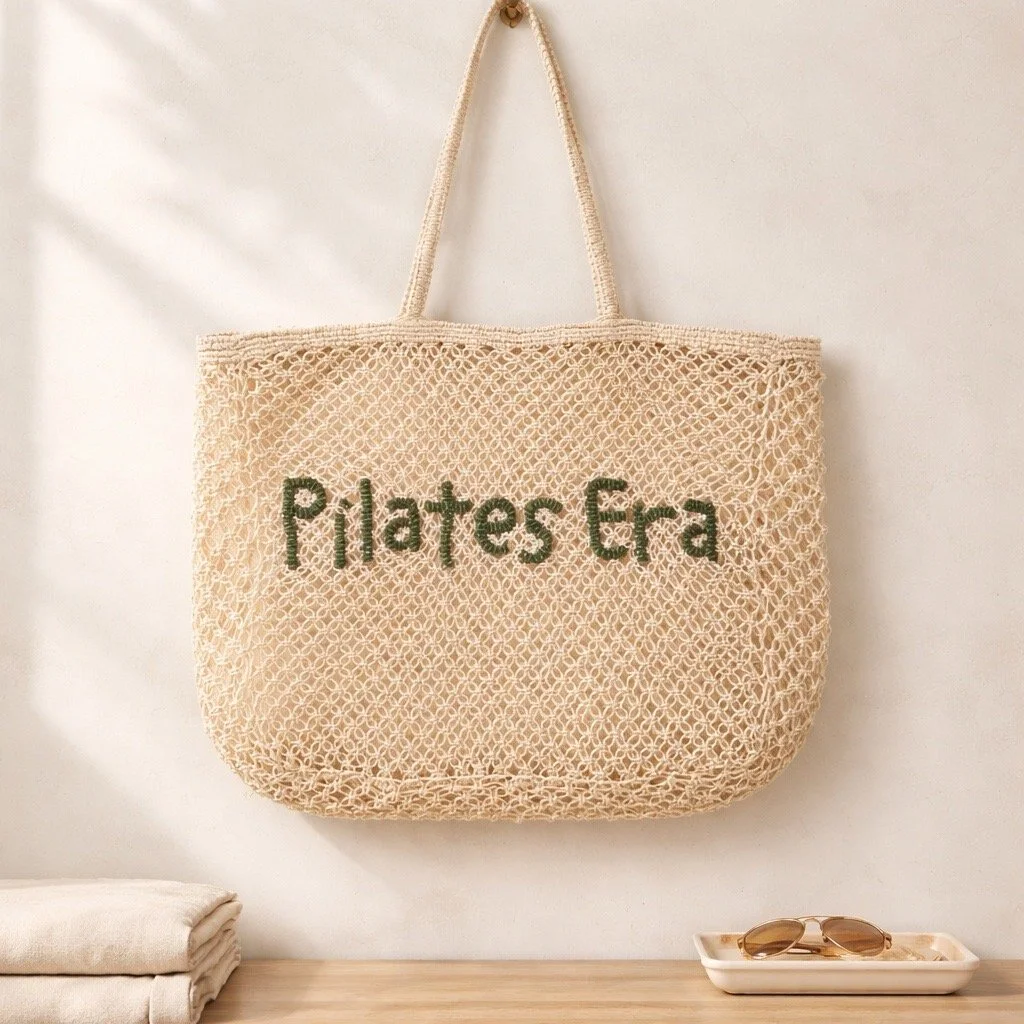 Pilates Era Net Jute Tote