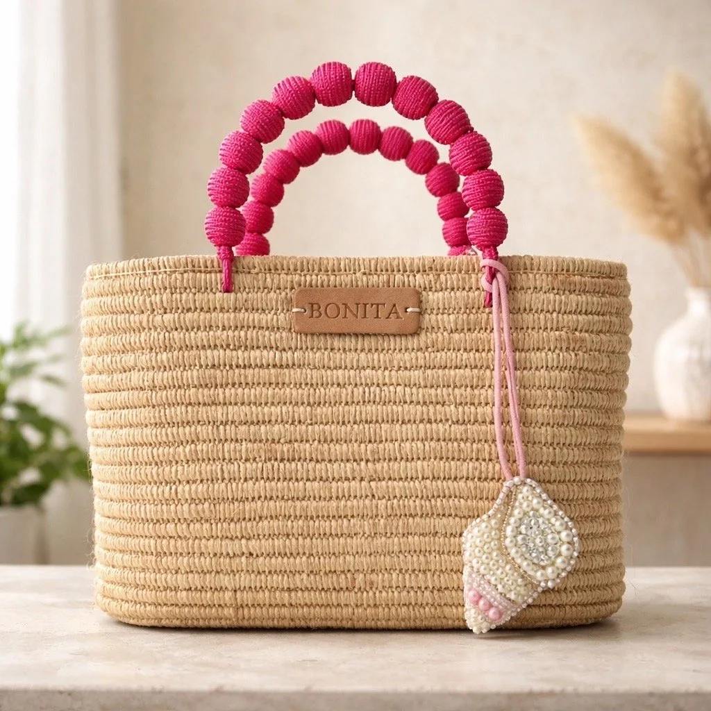 Bonita Raffia Palm - Conch Shell