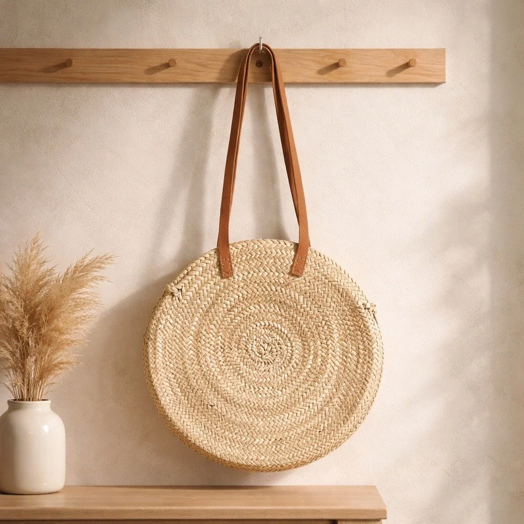 Bonita's Long Handle Roundy Basket