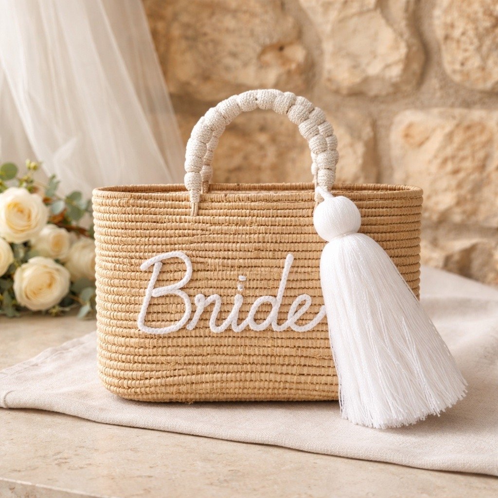 Bride - Raffia Palm Basket