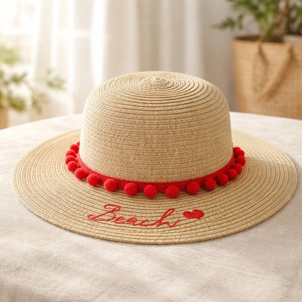 The Child Pom Pom Hat -  Beach
